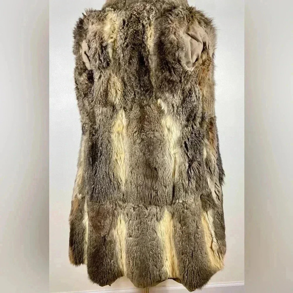 Vintage 1950s | Hand-sewn Genuine Fur Trench Coat | Women’s Small to Medium - Picture 14 of 14